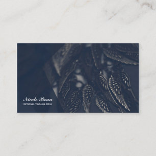 Dark Angel Wings Gothic Glam Chic Personalised Business Card