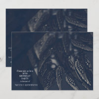 Dark Angel Wings Gothic Glam Party Invitations