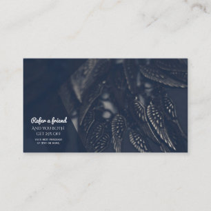 Dark Angel Wings Gothic Glam Refer a Friend Referral Card