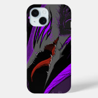 Dark Anime Fantasy Crow and Demon Art
