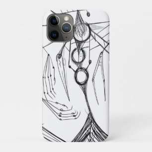 Dark Anime Fantasy Crow and Demon Art iPhone 11 Pro Case