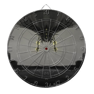 Dark Anime Fantasy Crow and Demon Art Dartboard