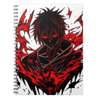 Dark anime notebook