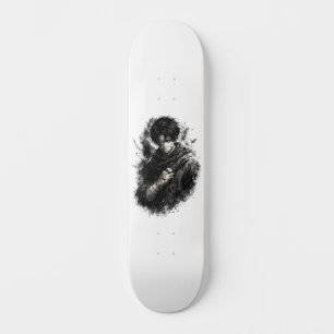 Dark Anime Warrior Bandaged Ninja Grunge Art Skateboard