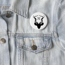 Dark Antelope Silhouette w Customised Monogram