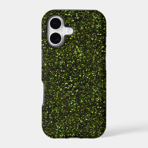 Dark Apple Green Glitter