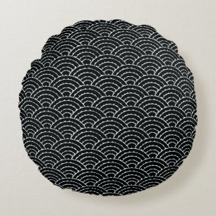 Dark Arches Round Pillow