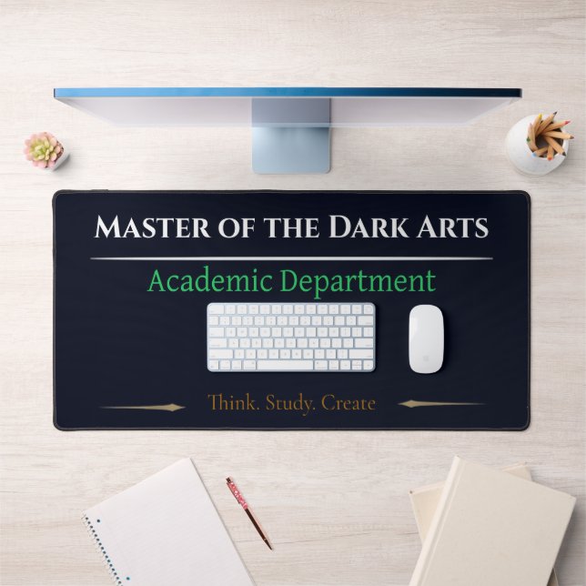 Dark Arts Desk Mat Gothic Academic Aesthetic (Office 1)
