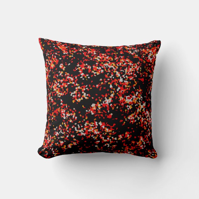 Dark Autumn Confetti Cushion (Front)