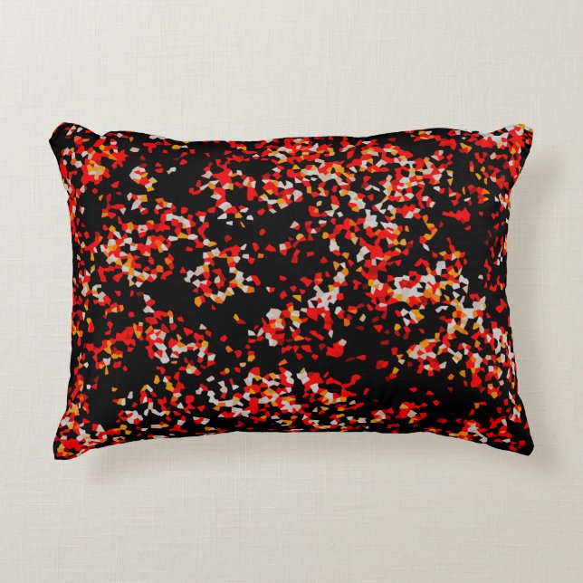 Dark Autumn Confetti Decorative Cushion (Front)