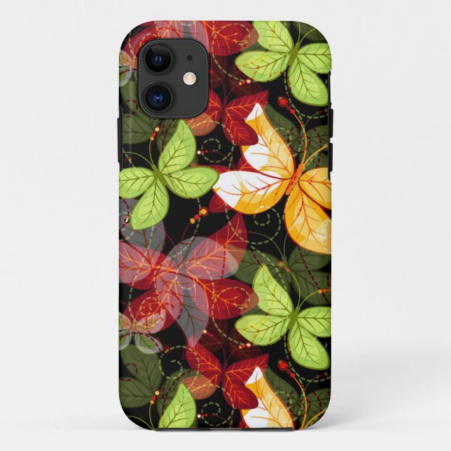 Dark Autumn Pattern Case-Mate iPhone Case (Back)