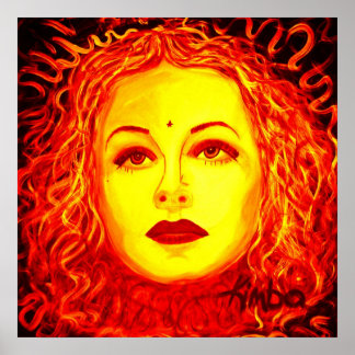 Dark Beauty 20x20" Poster