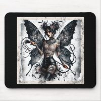 Dark Beauty Gothic Asian Fairy Tattoos & Whip