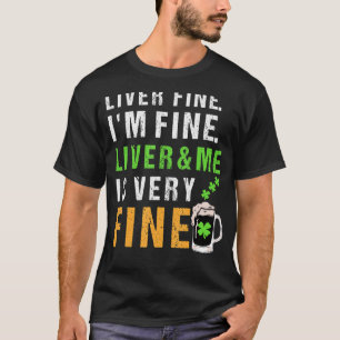 Dark Beer Drinking Saint Patricks Irish Shut Up L T-Shirt