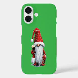 Dark-Beer Skaal to the Snowy-Season iPhone 16 Case