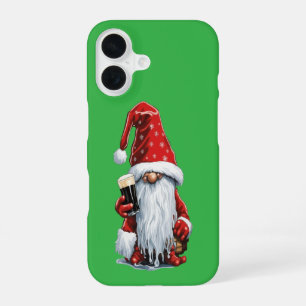Dark-Beer Skaal to the Snowy-Season iPhone 16 Case