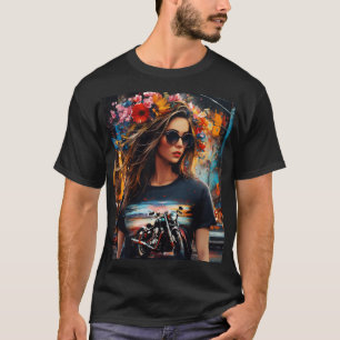 Dark Black Printed T-Shirt