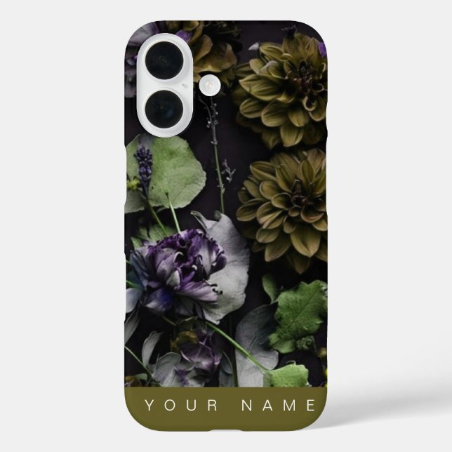 Dark Bloom Antique Case-Mate iPhone Case (Back)