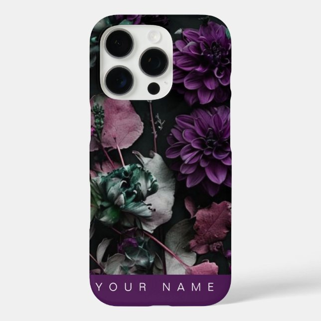 Dark Bloom Purple Case-Mate iPhone Case (Back)