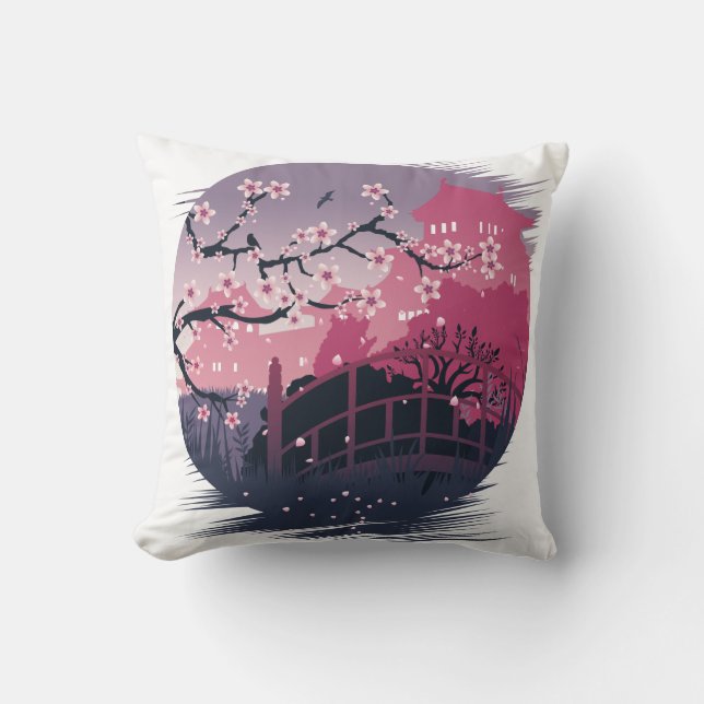 Dark Blossom  Cushion (Front)