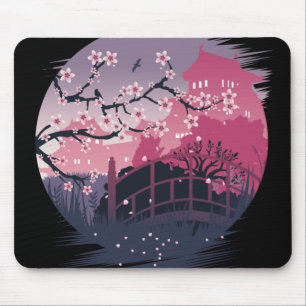 Dark Blossom Mouse Pad