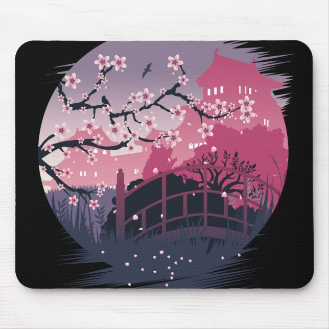 Dark Blossom Mouse Pad (Front)