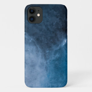 Dark Blue Abstract Art Photo iPhone 11 Case
