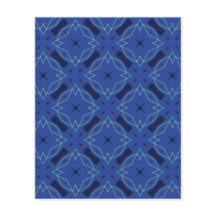 Dark Blue Abstract Pattern 22.0 Scrapbook Paper 
