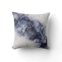 Dark blue alcohol ink