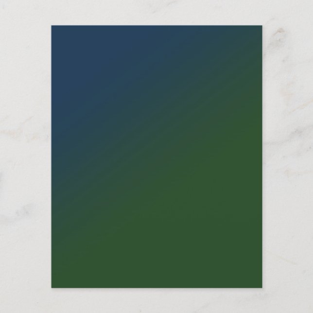 Dark Blue and Green Gradient Paper (Front)