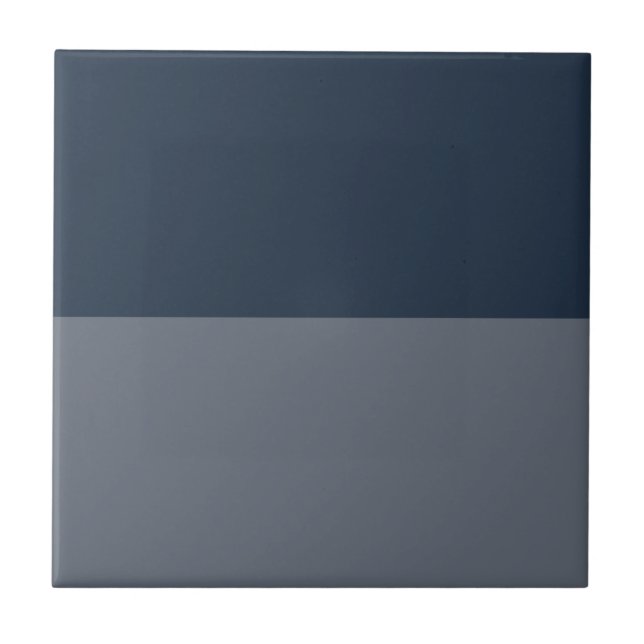 Dark Blue and Grey Ceramic Tile (Front)