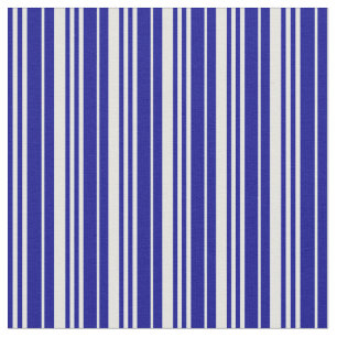 Dark Blue and Light Cyan Coloured Lines Fabric