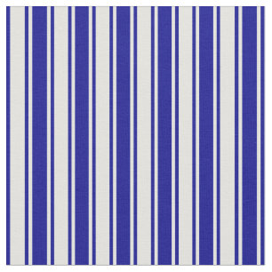 Dark Blue and Light Cyan Coloured Lines Fabric