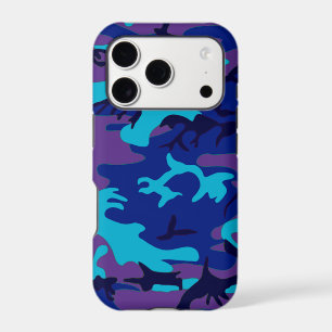 Dark Blue and Purple Camouflage