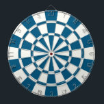 Dark Blue And White Dartboard<br><div class="desc">Dark Blue And White Dart Board</div>