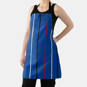 dark blue apron