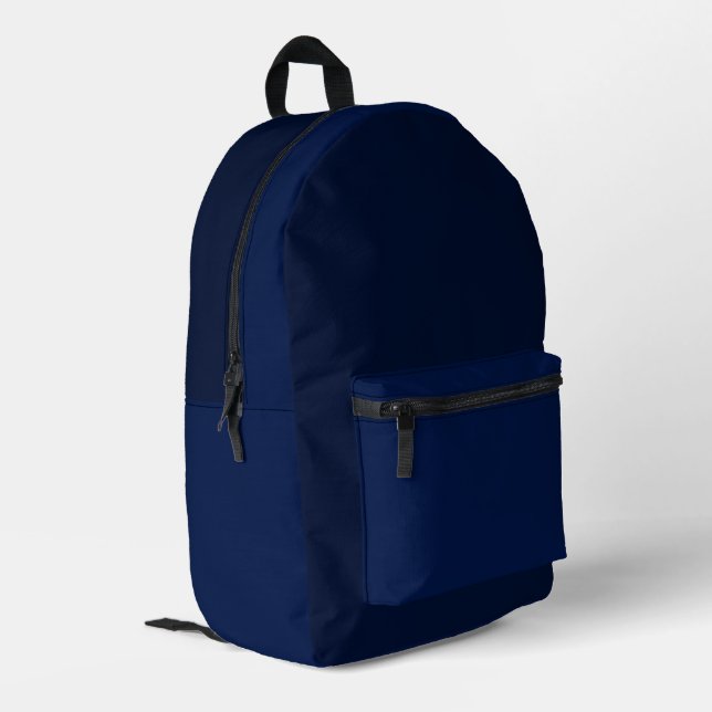 Dark Blue Backpack  (Back Corner Left)