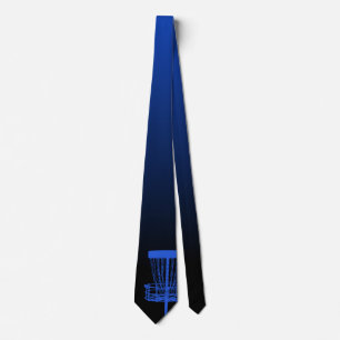 Dark Blue Basket Tie