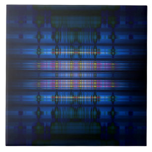 Dark blue blur pattern ceramic tile