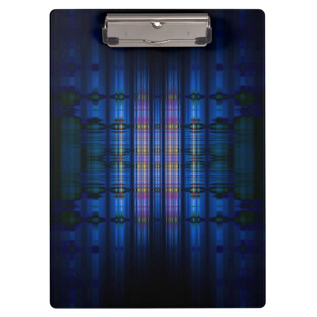Dark blue blur pattern clipboard (Front)