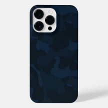 Dark Blue Camo Abstract