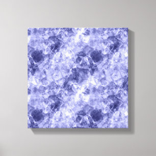 Dark Blue Crumpled Texture Canvas Print
