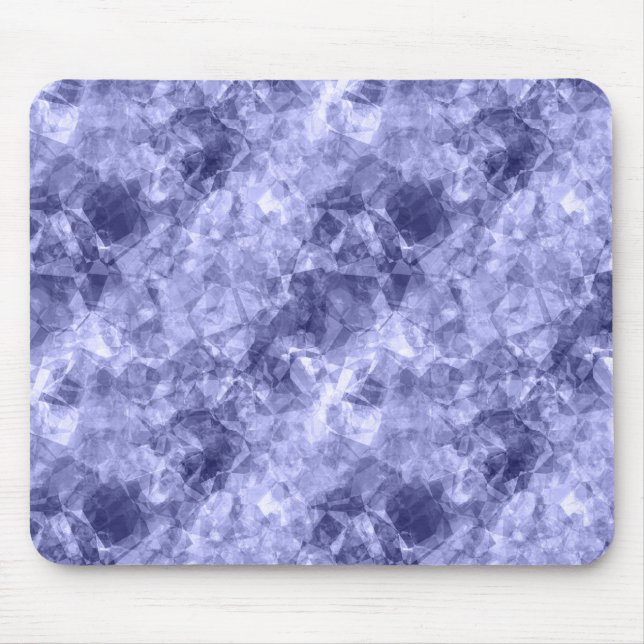 Dark Blue Crumpled Texture Mouse Pad (Front)