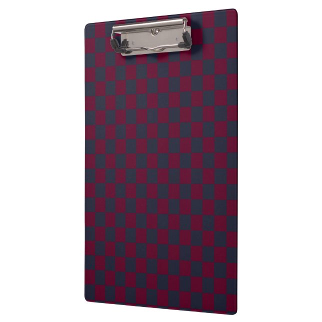 Dark Blue Dark Magenta Checks Clipboard
