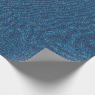 Dark Blue Denim Texture Wrapping Paper