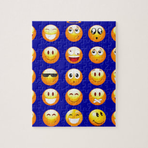 dark blue emojis jigsaw puzzle