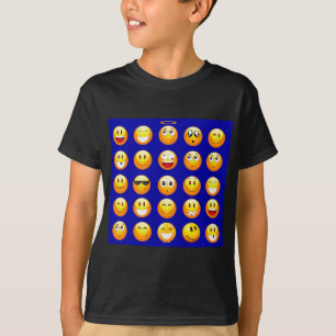 dark blue emojis T-Shirt