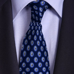 Dark Blue Ethereum Crypto Coin Tie