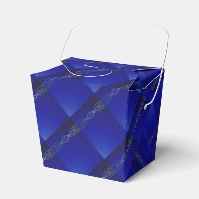 Dark Blue Favour Box (Front Side)