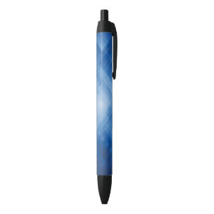 Dark blue hi-tech background black ink pen